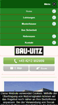 Mobile Screenshot of bau-uitz.at