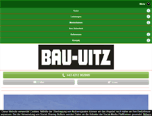 Tablet Screenshot of bau-uitz.at
